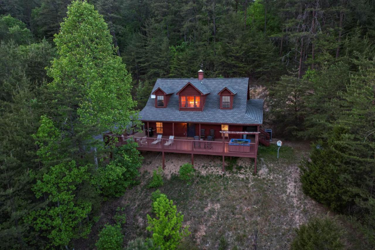 Private Mountain Cabin, Hot Tub Escape In The Smokies, With The View Sevierville Ngoại thất bức ảnh