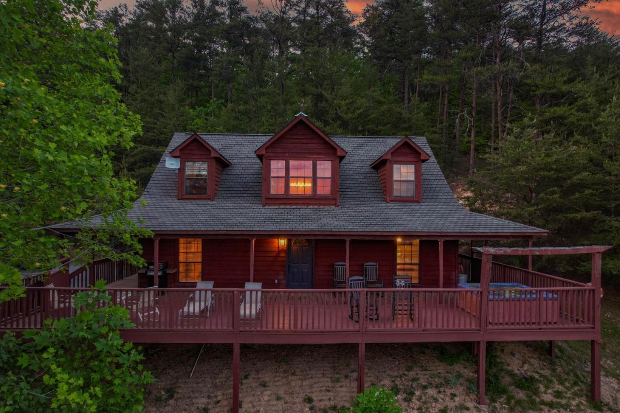 Private Mountain Cabin, Hot Tub Escape In The Smokies, With The View Sevierville Ngoại thất bức ảnh