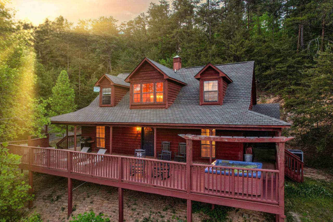 Private Mountain Cabin, Hot Tub Escape In The Smokies, With The View Sevierville Ngoại thất bức ảnh